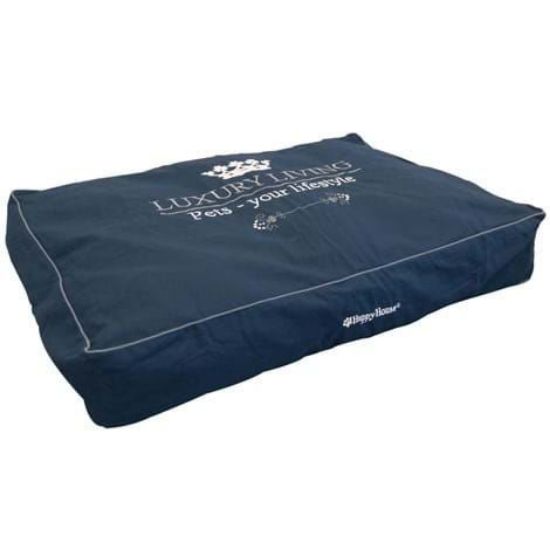 Billede af Luxury Living Blokkpúta 125x80x15cm Myrkablá