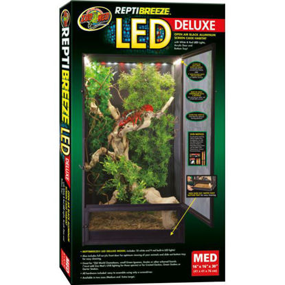 Picture of Reptibreeze LED Deluxe Terraium 41x41x76cm