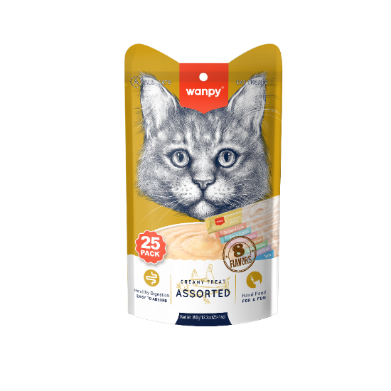 Billede af Wanpy Creamy Lickable Treat - Ymiskir smakkir 350g