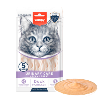 Billede af Wanpy Creamy Lickable Treat - Urinary Care Duck & 