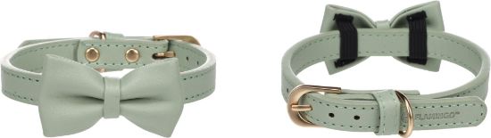 Billede af COLLAR WITH BOW TIE NELA MINT GREEN S/M 31-39CM 20