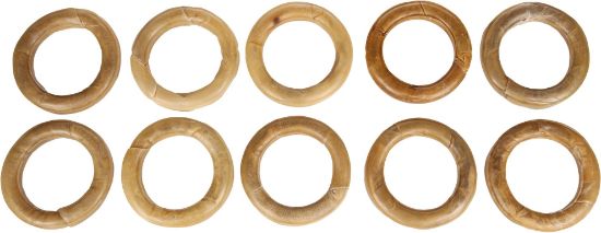 Billede af Rawhide Ring 15cm 10 stk 1,7-1,8kg