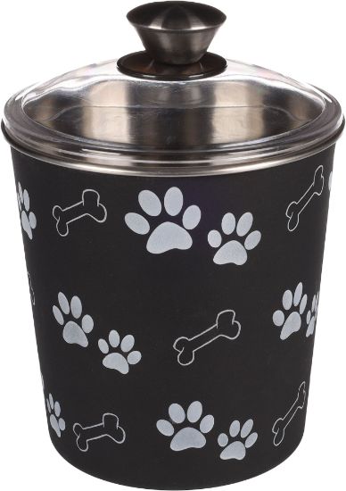 Billede af SNACK CANISTER WITH LID BELLA BLACK 16CM 1900ML