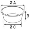 Billede af BOWL STAINL ST ANTISL 25CM 2330ML