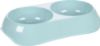 Billede af FEEDING & DRINKING BOWL DUPLEX MUK LIGHT BLUE 2x20