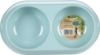 Billede af FEEDING & DRINKING BOWL DUPLEX MUK LIGHT BLUE 2x20