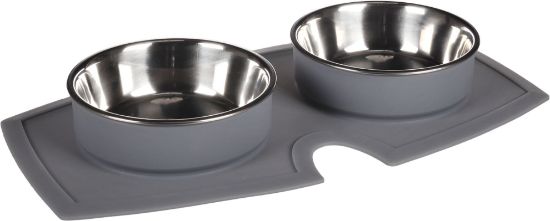 Billede af FEEDING AND DRINKING BOWL SET WITH SILICON PLACE M