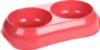 Billede af FEEDING AND DRINKING BOWL COMBO MUK CORAL RED OVAL