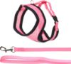 Billede af HARMS KITTEN HARNESS SET PINK/BLACK 110CM10MM