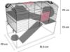 Billede af HAMSTER CAGE VITRU BLACK 1 51,5x29x40CM