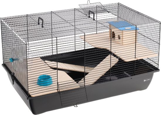 Billede af HAMSTER CAGE CHIPPER BLACK 77,5x47x42CM