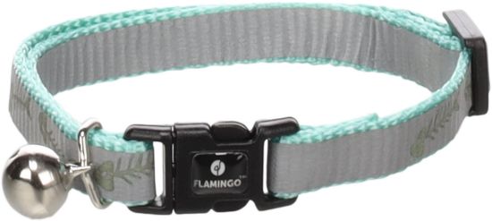 Billede af Hálsband v./endurskin, Minx, Turkis,20-34cm 10mm