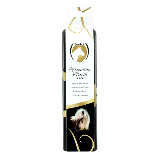 Billede af Excellent Horse Grooming Brush L Black