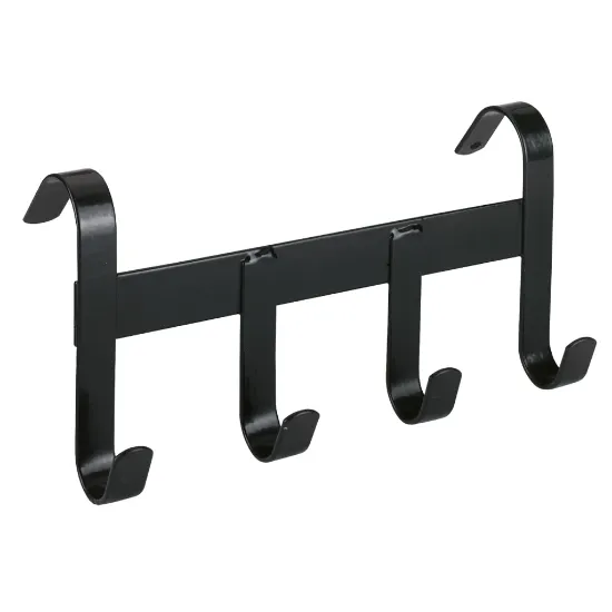 Billede af Bridle Bracket metal with 4 hooks to hang up black