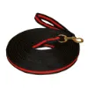 Billede af Lunge Whip soft lux black with muskuton 8 m Red