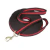 Billede af Lunge Whip soft lux black with muskuton 8 m Red