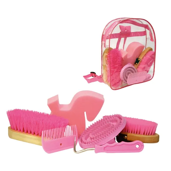Billede af Striglusett í tasku við 7 deilum in tasku pink