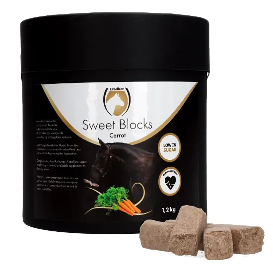 Billede af Excellent Horse Sweet Blocks Gukarót 1,2kg