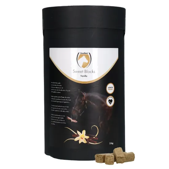 Billede af Excellent Horse Sweet Blocks Vanilja 3kg