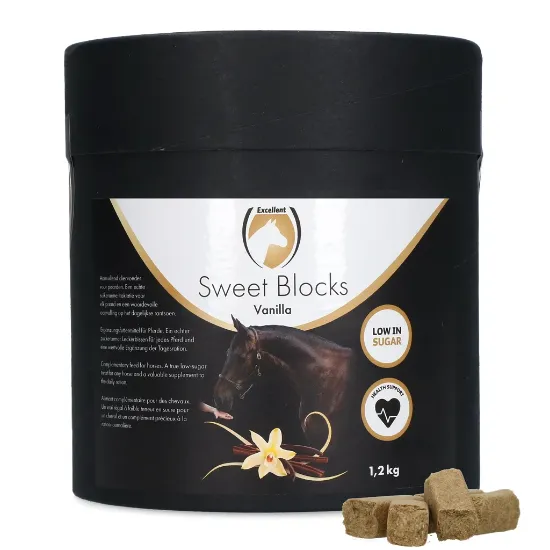 Billede af Excellent Horse Sweet Blocks Vanilja 1,2kg
