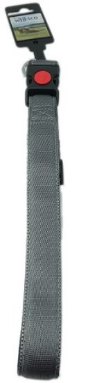 Billede af Whesco Hálsband 50-65cm 25mm Grátt/Svart