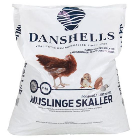 Billede af Knústar Skeljar, Hønseskaller 15 kg