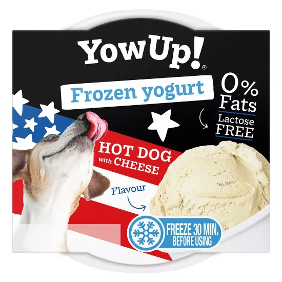 Billede af YowUp Dog Frozen Yoghurt Hotdog & Cheese 110g