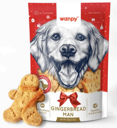 Billede af Wanpy Christmas Ginger Bread 100g