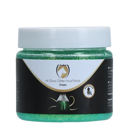 Billede af Excellent Horse Hi Gloss Glitter Hógva Lakk Grønt