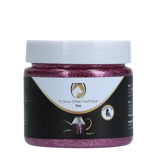 Billede af Excellent Horse Hi Gloss Glitter Hógva Lakk Pink