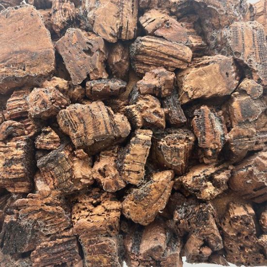 Billede af Kork bakgrund 90x60cm "Rough wood"