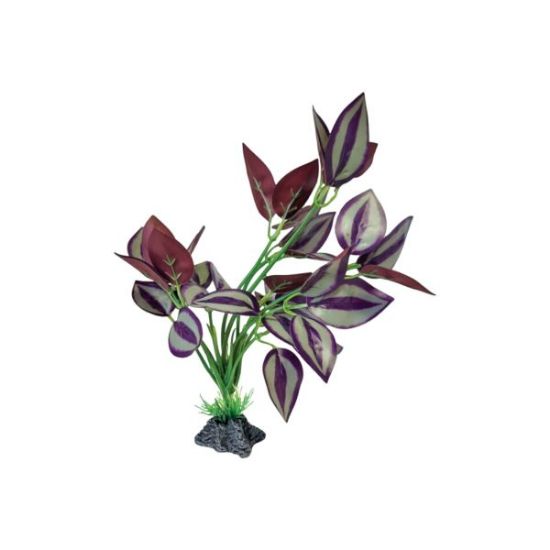 Billede af Repto Plant On Deco Purple Leaves 19x15x23cm