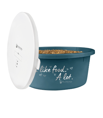 Billede af Waldhausen XL Fóðurspann við loki 8Ltr Blátt