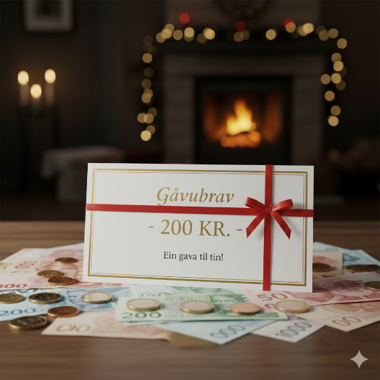 Billede af Gávubræv á 200 kr