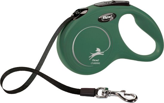 Billede af Flexi Classic Tape Olive green S 5m 15kg