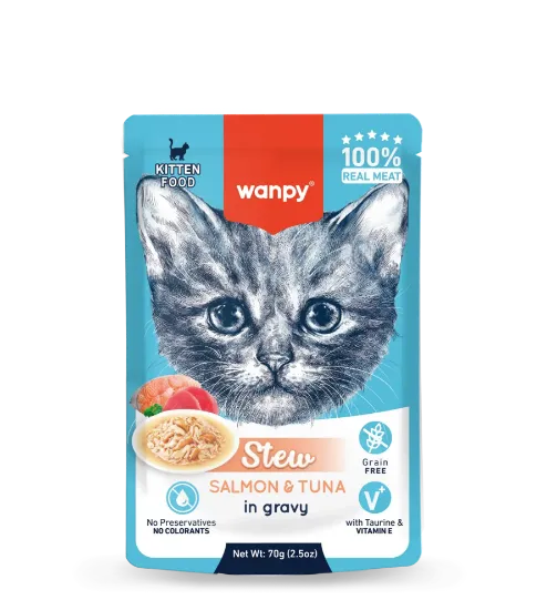 Billede af Wanpy Kettlingur Laksur & Tun í sós 70g