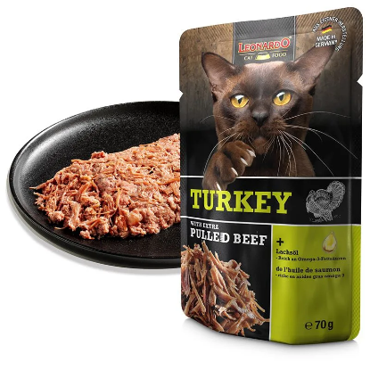 Picture of Leonardo Pulled Beef & Kalkun 70g