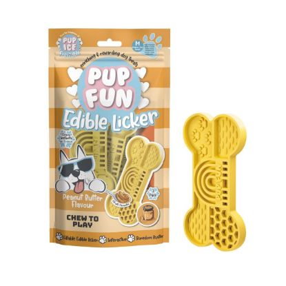 Billede af PupFun Spiselig slikkemåtte, Peanut 2st