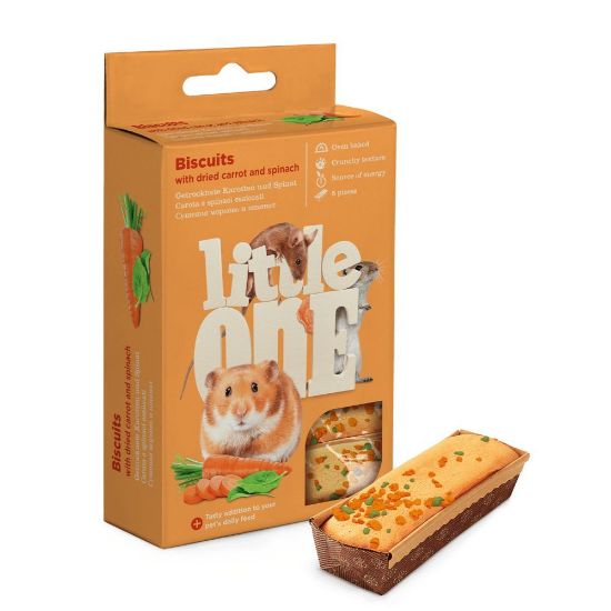 Billede af Little One Kiks Gulerod og spinat, 5x7 g 