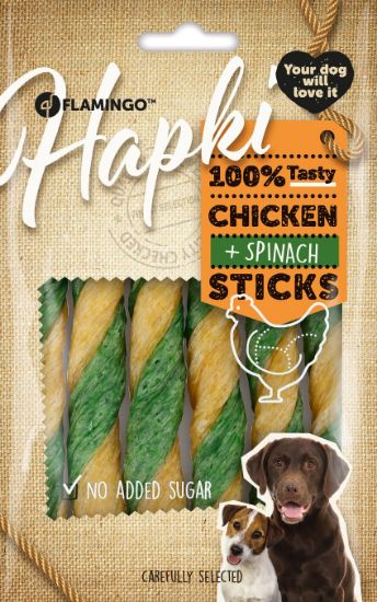Billede af Hapki Stick With Høsnarunga & Spinat 85g