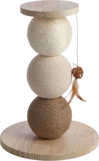Billede af Klóribretti Snowie Beige 34x34x47cm