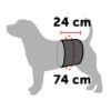 Billede af Gentleman Wrap Plus L 74x23cm