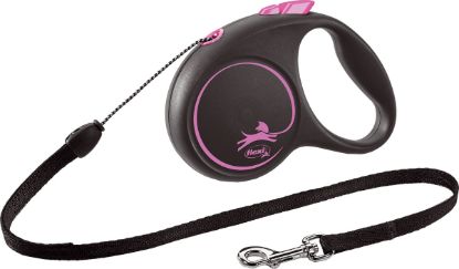 Billede af Flexi Black Design S 5m 12kg Rosa