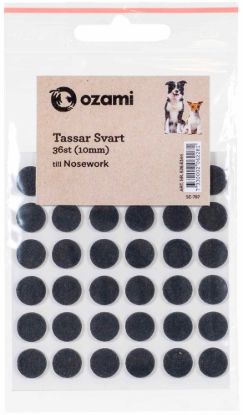 Billede af Ozami Nosework Paws Svart 36 stk (10mm)