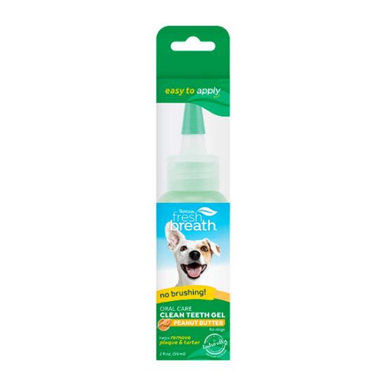 Billede af Tropiclean Clean Teeth Oral Care Gel Peanut Butter
