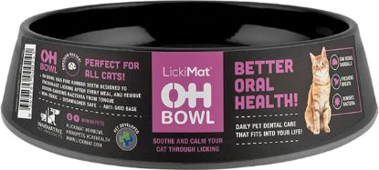 Billede af Lickimat Ketta Oral Hygiene Skál Svørt Ø15x4,6cm