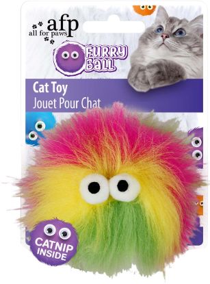 Billede af Furry Ball Fluffyball Gulur 9,5x9,5x5cm