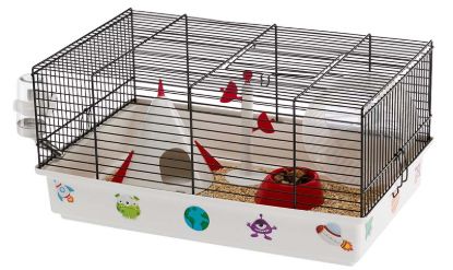 Billede af FerPlast Criceti 9 Space Svart/Hvítt 46x29.5x23cm