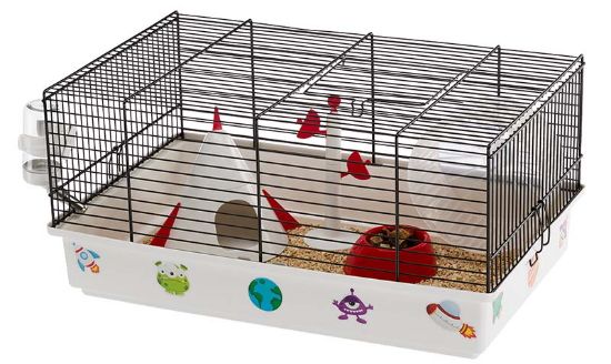 Billede af FerPlast Criceti 9 Space Svart/Hvítt 46x29.5x23cm