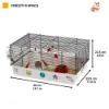 Billede af FerPlast Criceti 9 Space Svart/Hvítt 46x29.5x23cm